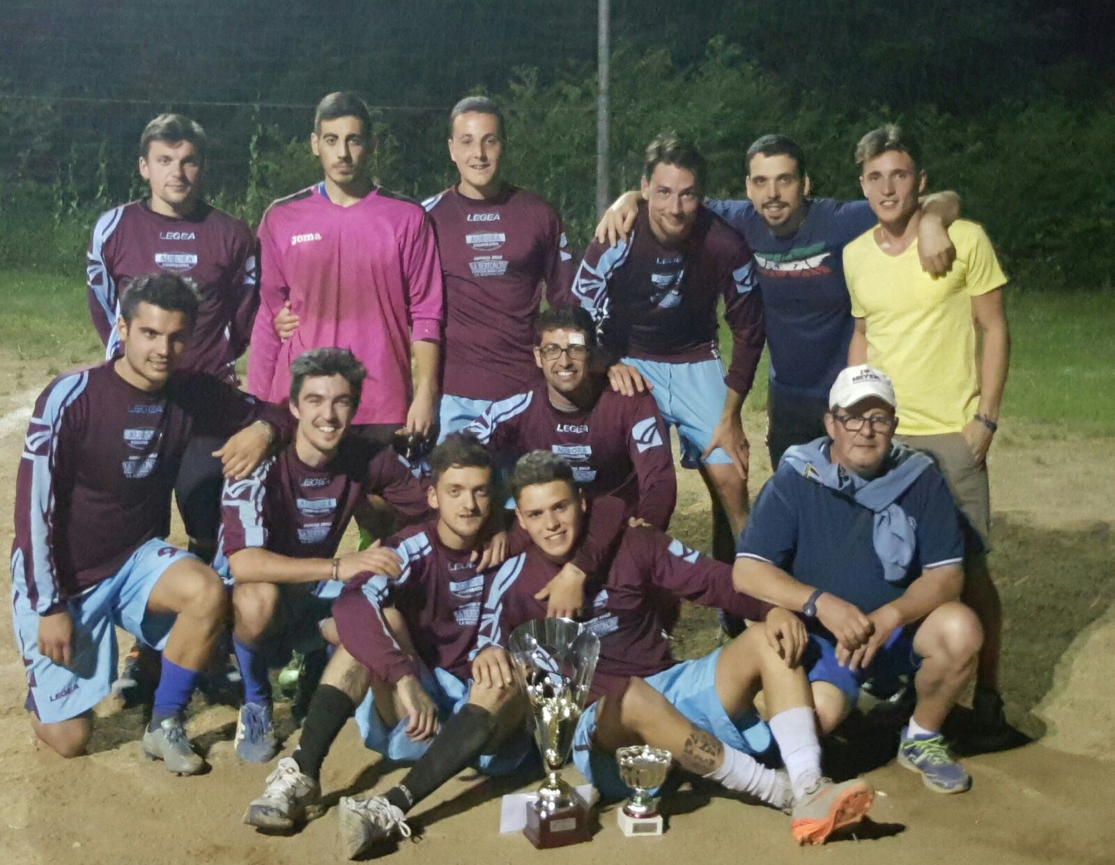 La squadra vincitrice dell'edizione 2016 (Dejoncini)